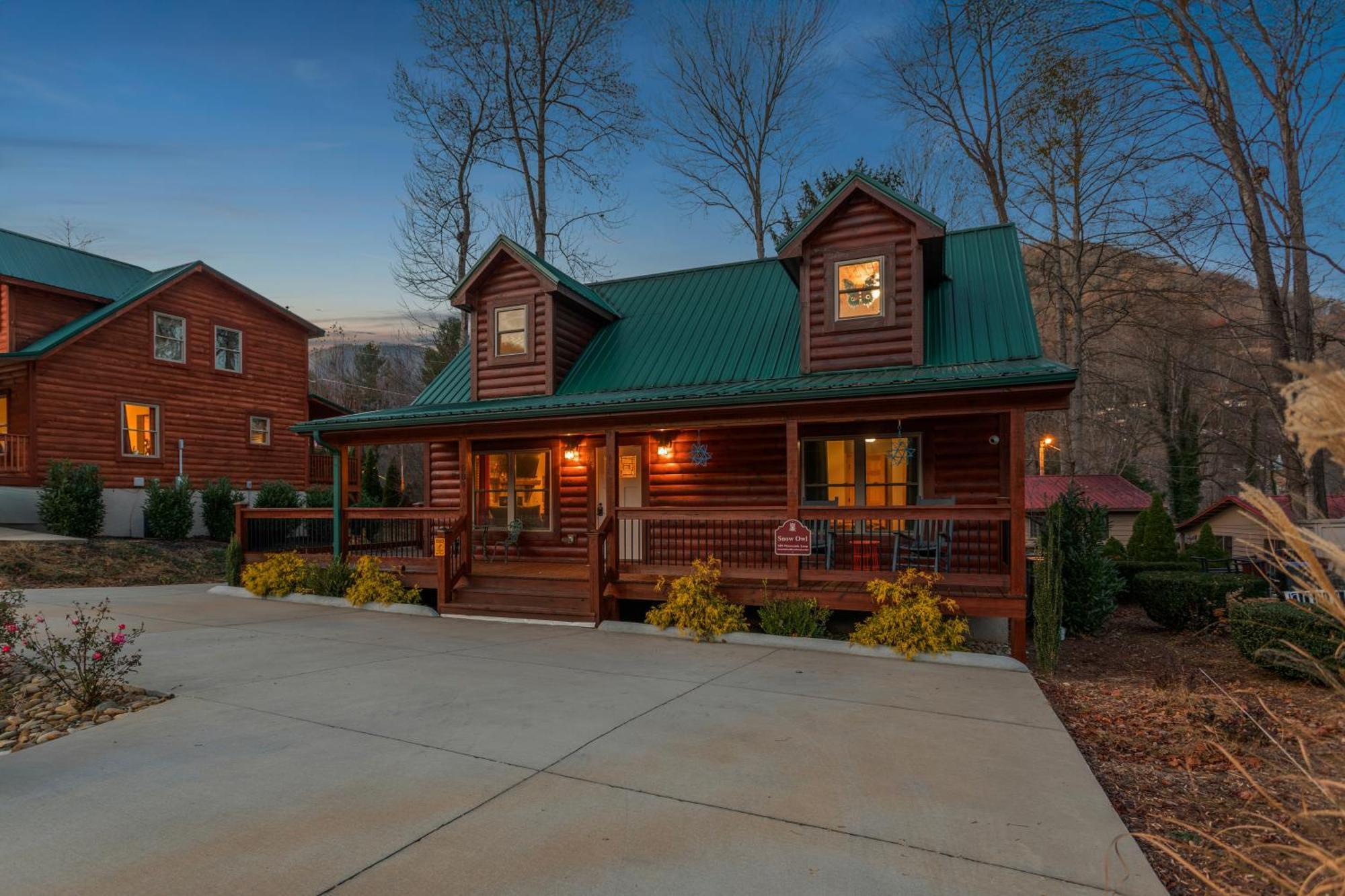 The Snow Owl Cabin Maggie Valley Exterior foto