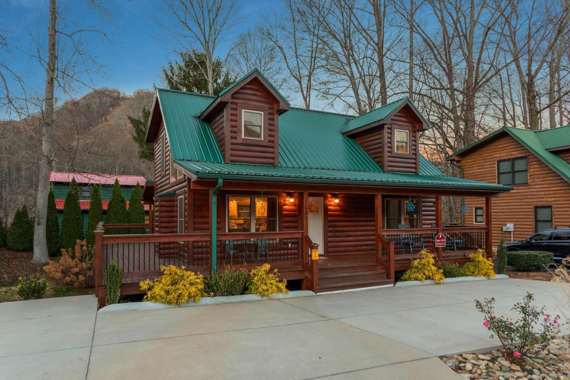 The Snow Owl Cabin Maggie Valley Exterior foto