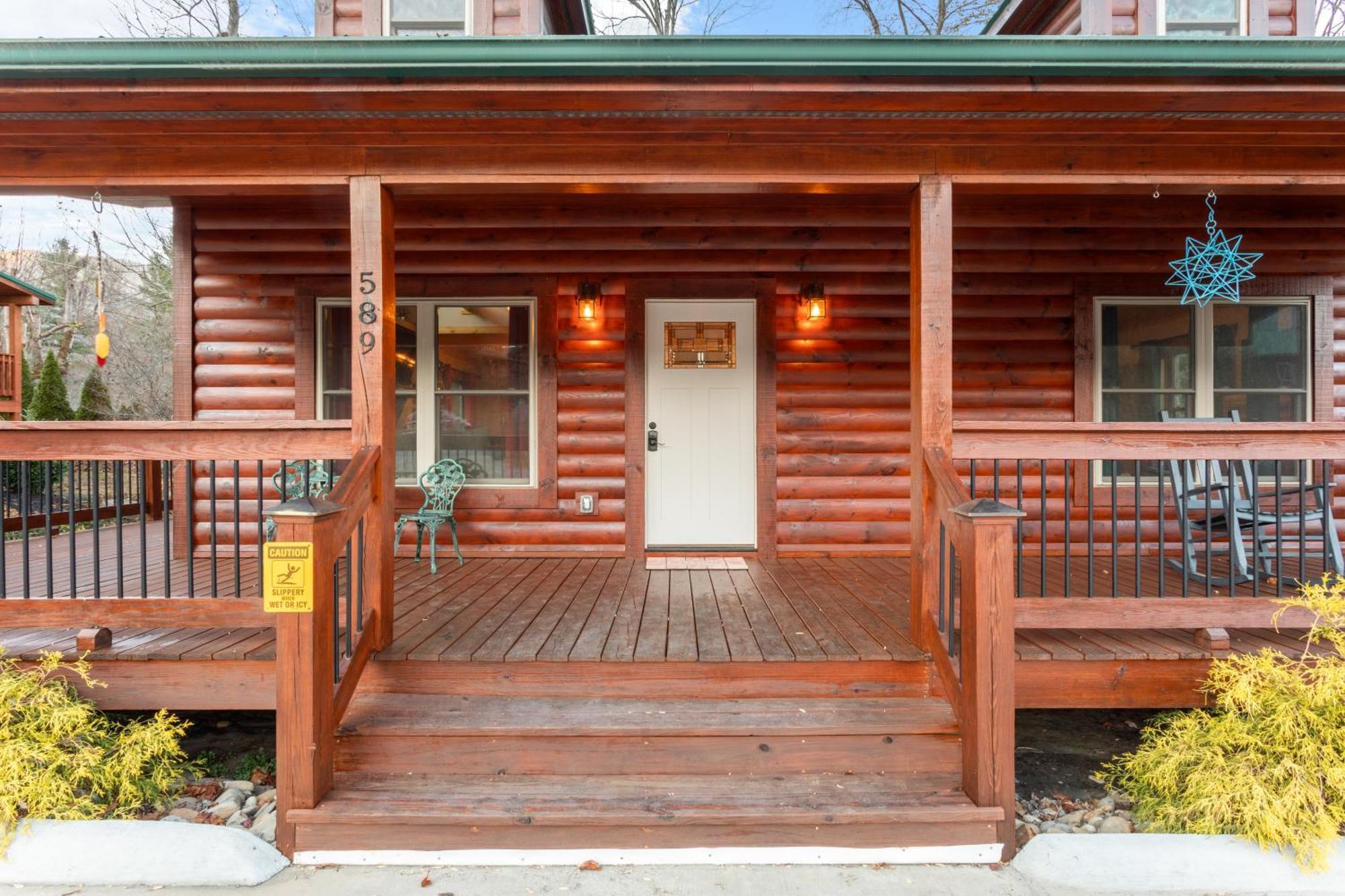 The Snow Owl Cabin Maggie Valley Exterior foto
